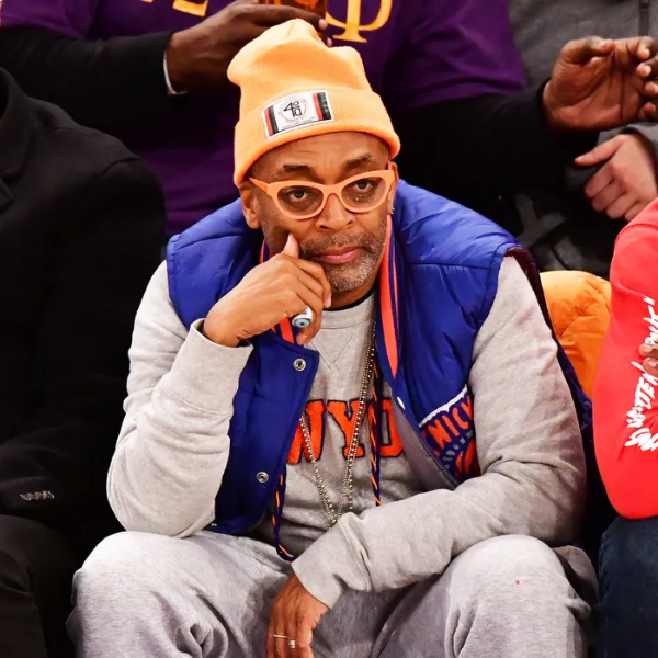 Spike Lee at a New York Knicks Game