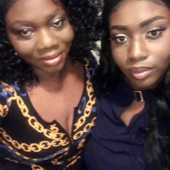 Black Beauties Mom and Daughter